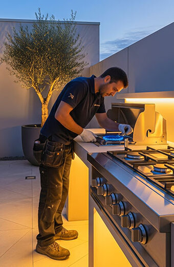 Installing Gas Bbq Outside